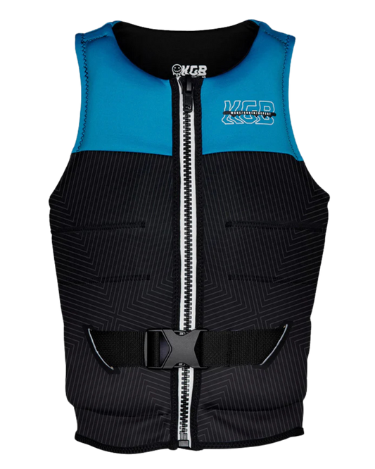 KGB Teen Tempo Vest - Blue/Charcoal