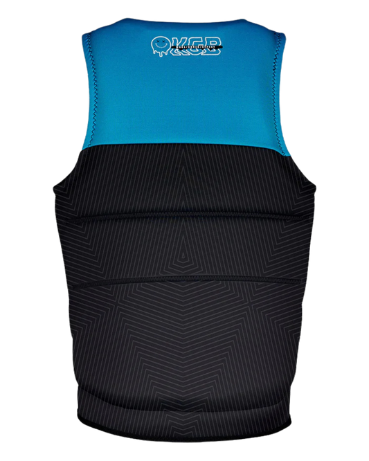 KGB Teen Tempo Vest - Blue/Charcoal