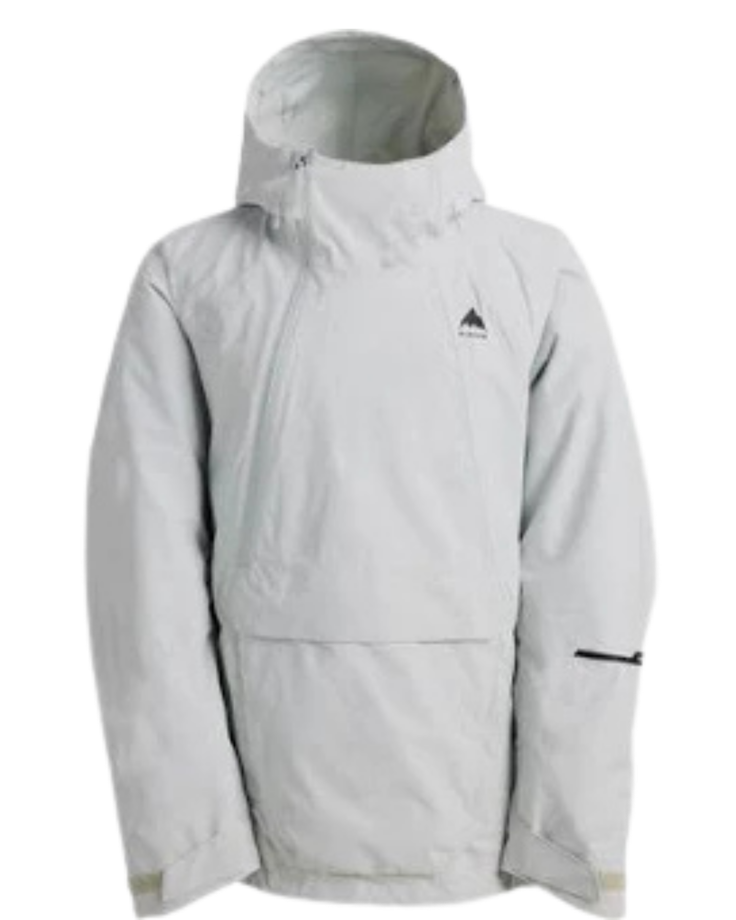 Burton Men's Reserve 2L Relaxed Snow Anorak - Gray Cloud Men's Snow Jackets - Trojan Wake Ski Snow