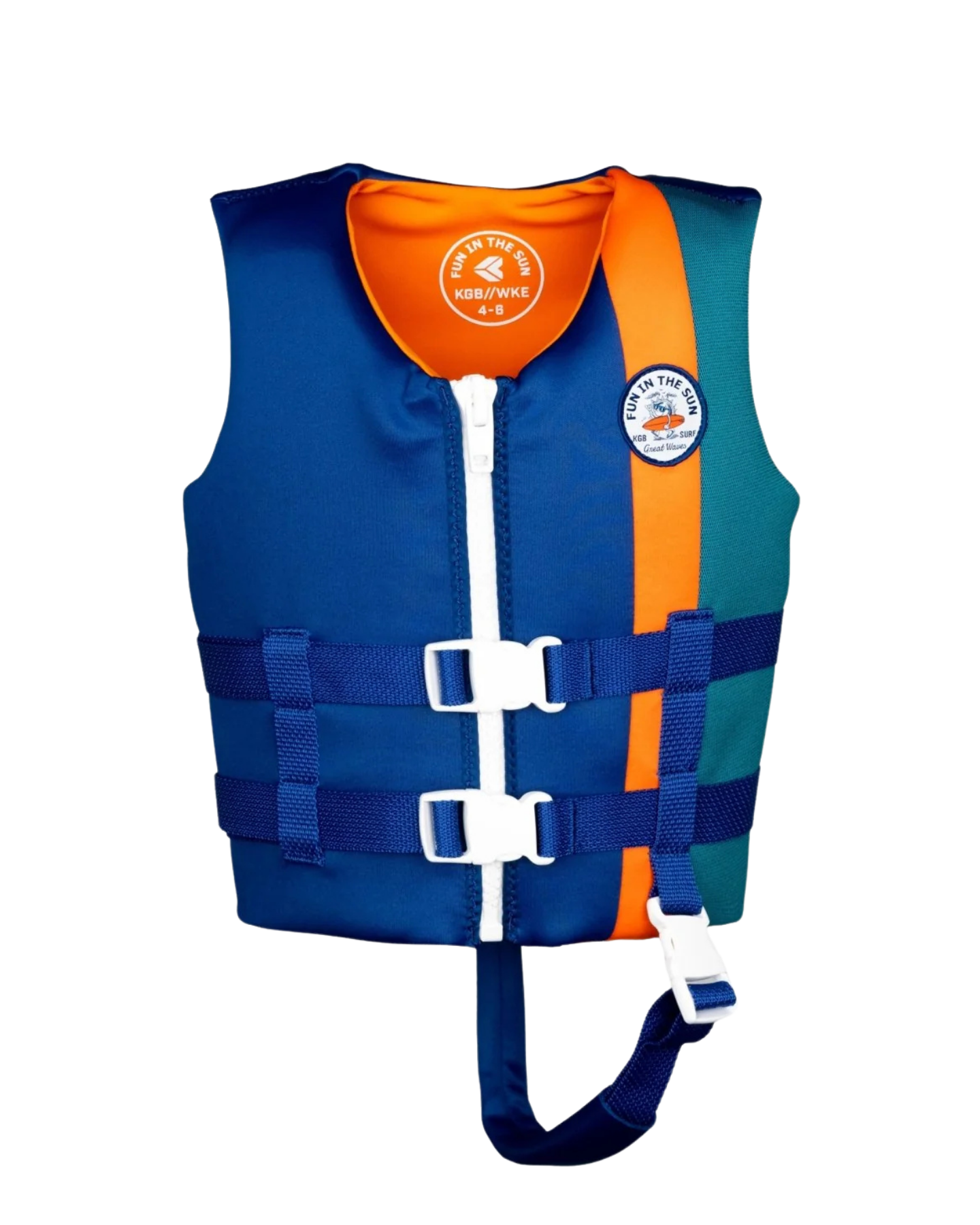 KGB Junior Boys Vest Life Jackets - Trojan Wake Ski Snow