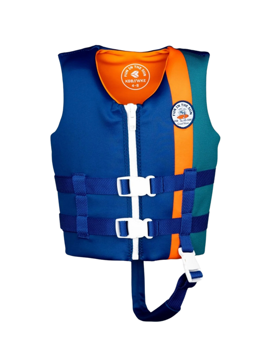 KGB Junior Boys Vest Life Jackets - Trojan Wake Ski Snow