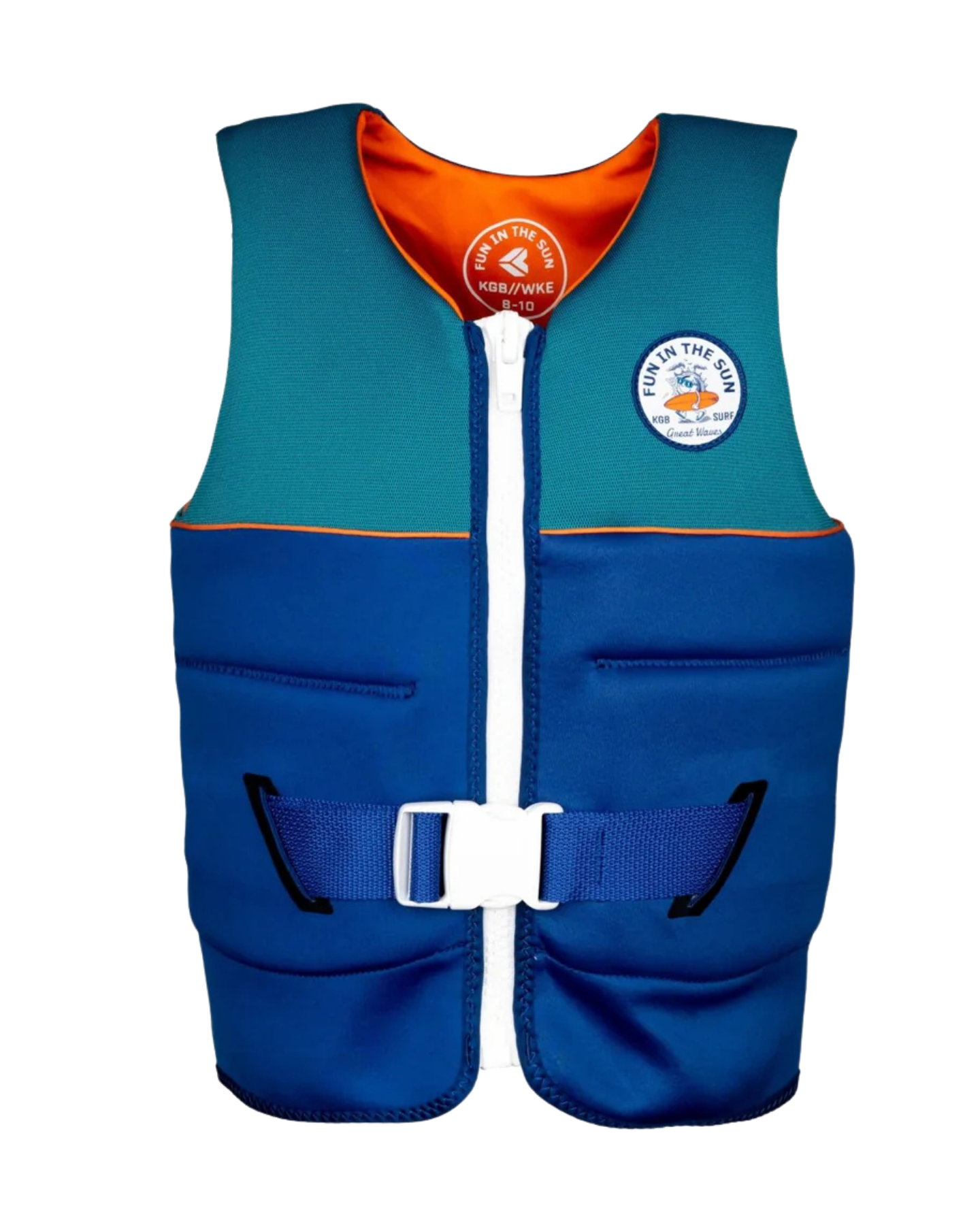 KGB Junior Boys Vest Life Jackets - Trojan Wake Ski Snow