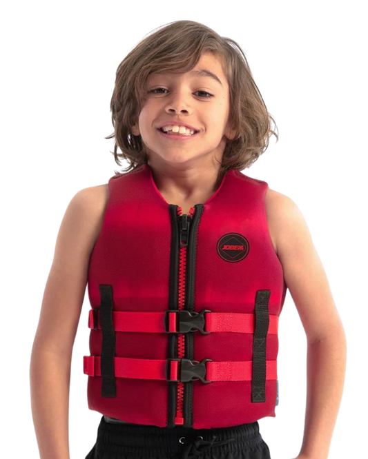 Jobe Neoprene Kids' Life Jacket - Red Life Jackets - Trojan Wake Ski Snow