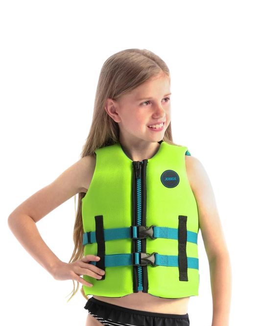 Jobe Neoprene Kids' Life Jacket - Lime Green Life Jackets - Trojan Wake Ski Snow