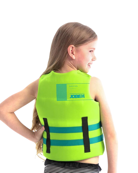 Jobe Neoprene Kids' Life Jacket - Lime Green Life Jackets - Trojan Wake Ski Snow