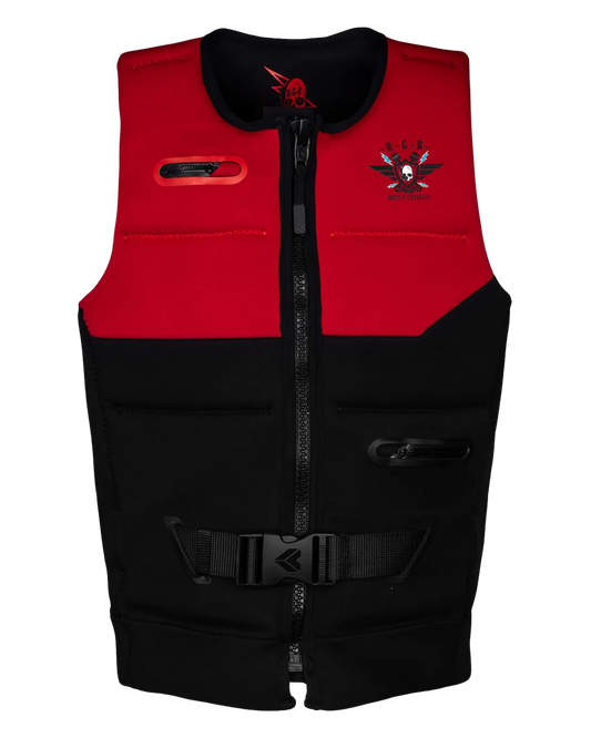KGB Men's Maverick Vest - L50 Red Life Jackets - Trojan Wake Ski Snow