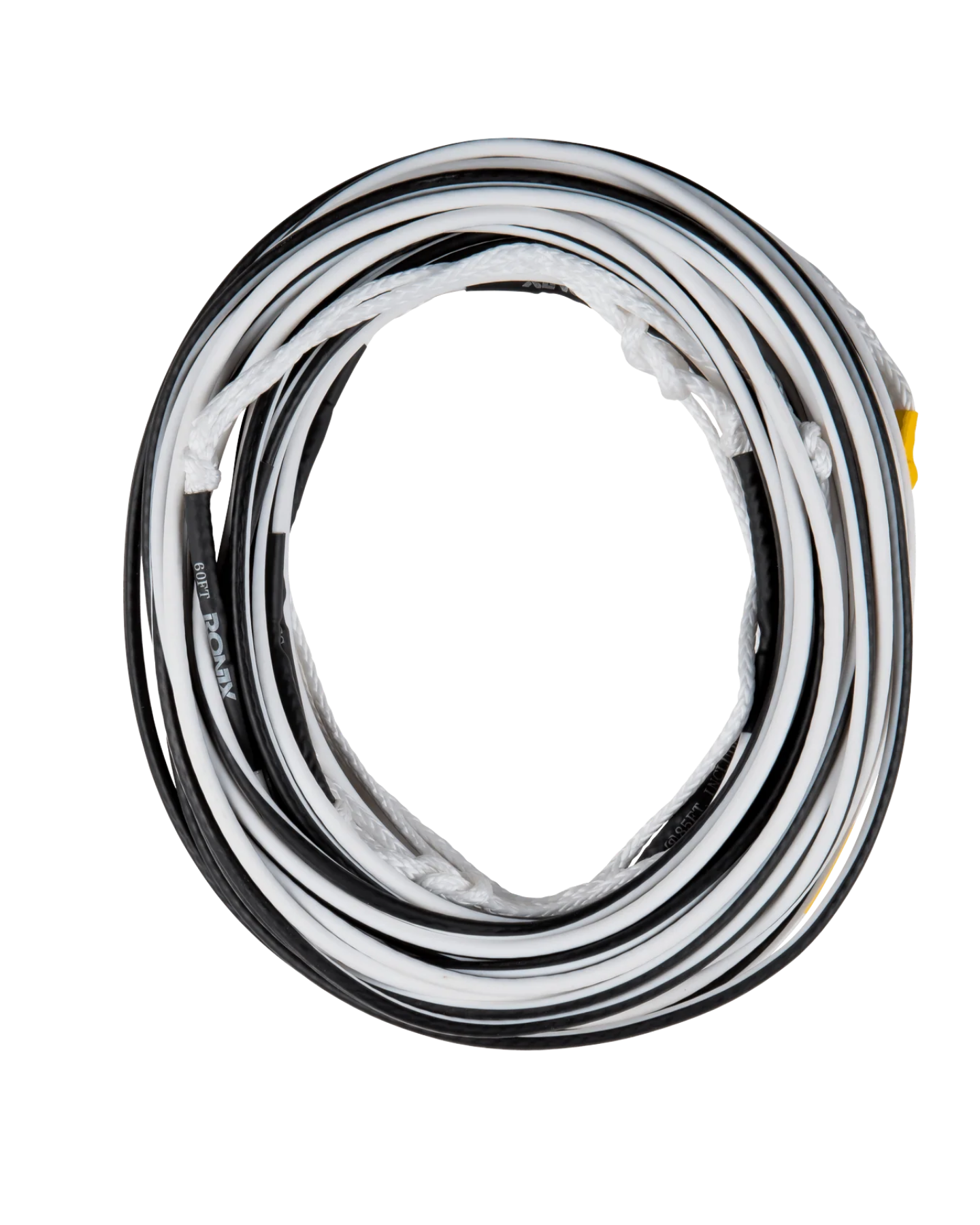 Ronix R8 Floating Mainline - White / Black Wakeboard Ropes & Handles - Trojan Wake Ski Snow