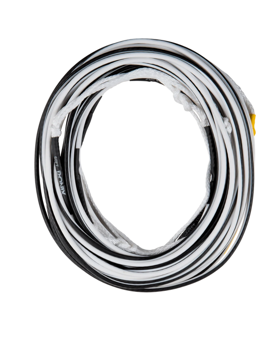 Ronix R8 Floating Mainline - White / Black Wakeboard Ropes & Handles - Trojan Wake Ski Snow
