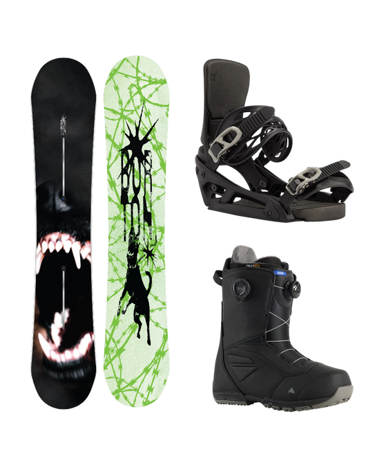 Burton Intermediate All Mountain Snowboard Setup Snowboards - Trojan Wake Ski Snow