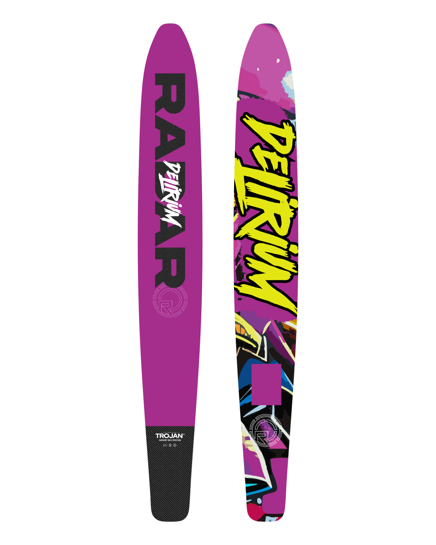 Radar Delirium Waterski - 2027 Waterskis - Trojan Wake Ski Snow