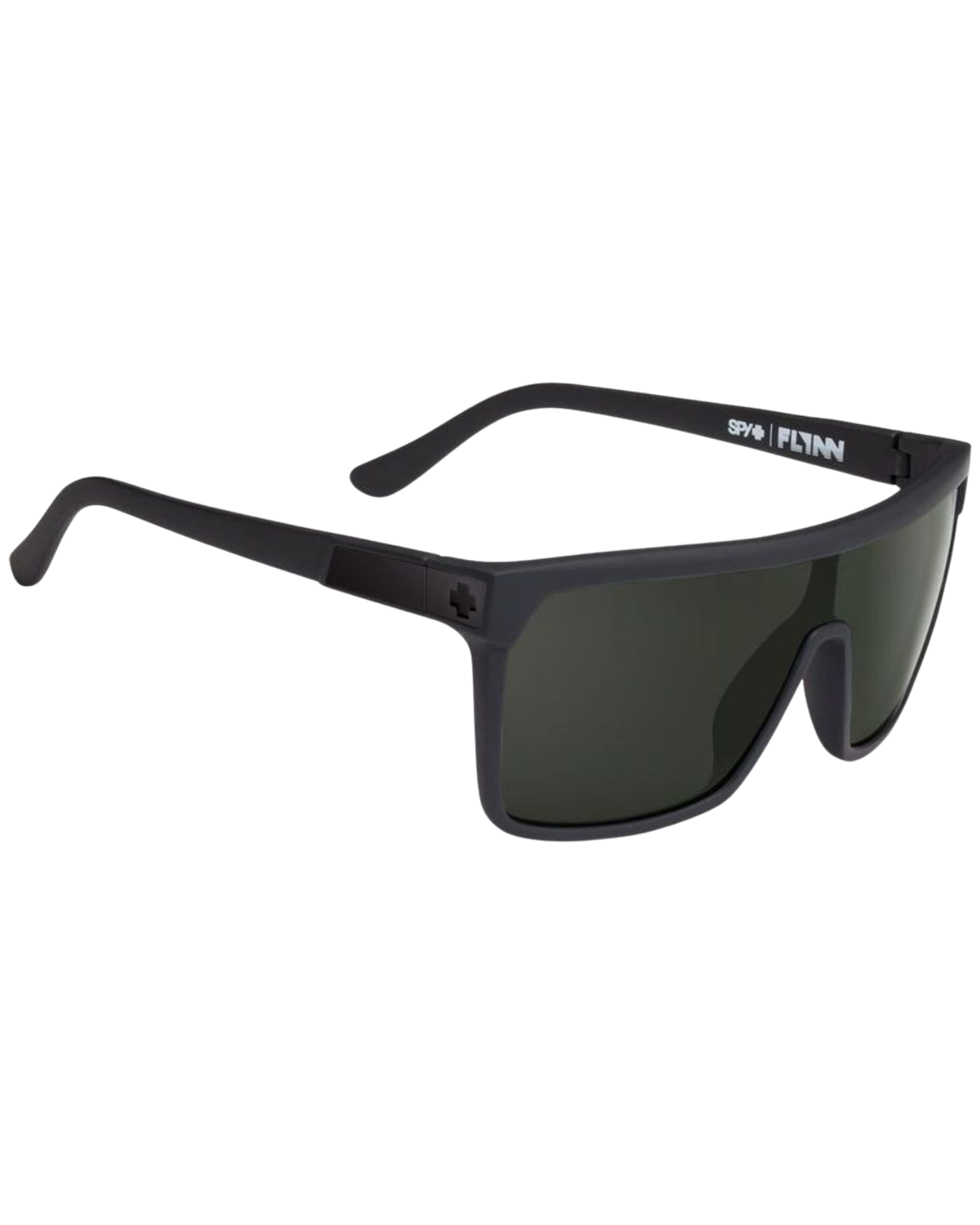 Spy Flynn - Soft Matte Black / Happy Gray Green Sunglasses - Trojan Wake Ski Snow