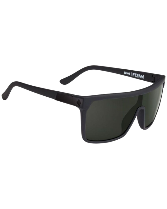 Spy Flynn - Soft Matte Black / Happy Gray Green Sunglasses - Trojan Wake Ski Snow
