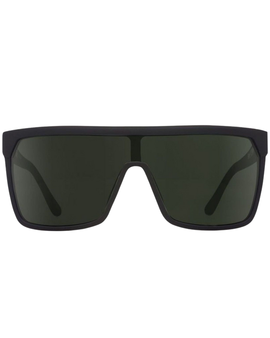 Spy Flynn - Soft Matte Black / Happy Gray Green Sunglasses - Trojan Wake Ski Snow