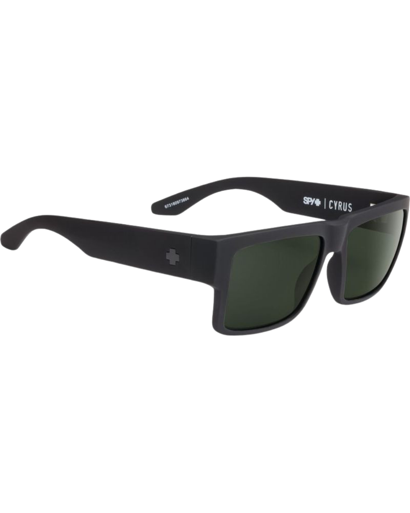 Spy Cyrus - Matte Black Ice / Happy Gray Green Sunglasses - Trojan Wake Ski Snow