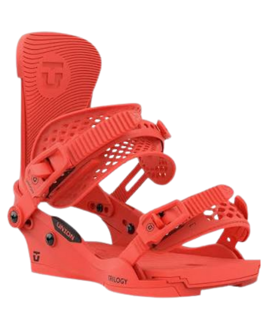 Union Trilogy Women's Snowboard Bindings - Coral