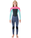 Rip Curl Groms Omega 3/2ES - Back Zip Steamer - Pink