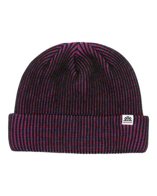 Autumn Static Black Beanie