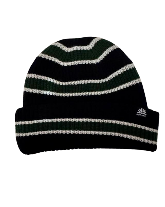 Autumn Slacker Beanie - Black