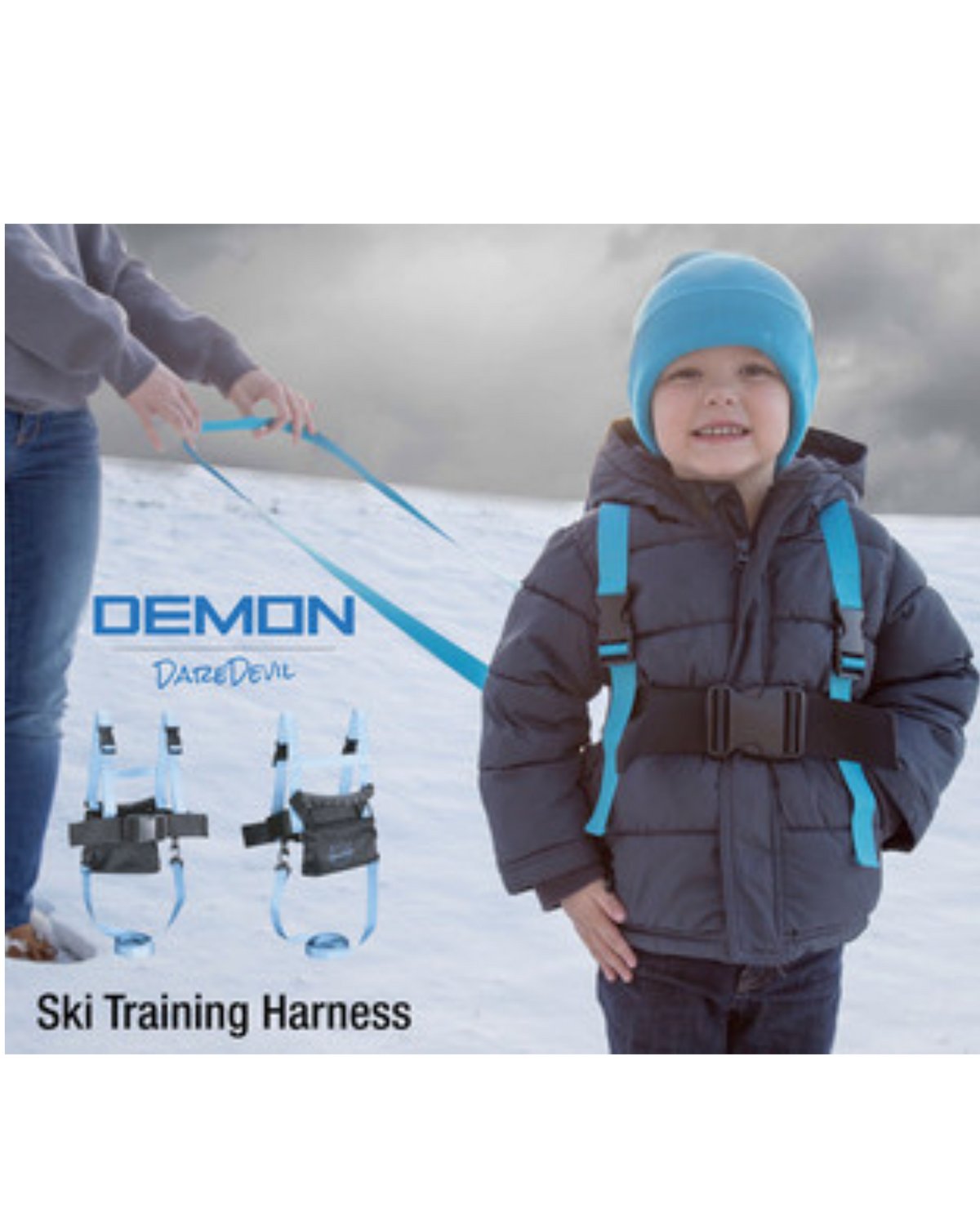 Demon Dare Devil Kids' Ski Training Harness - Blue