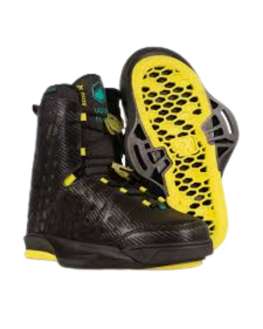 Liquid Force Aero 6X Wakeboard Boots - Black - 2022
