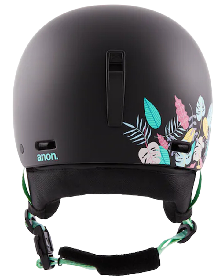 anon rime snowboard helmet youth youth Anon Kids' Rime 3 Snow Helmet - Black