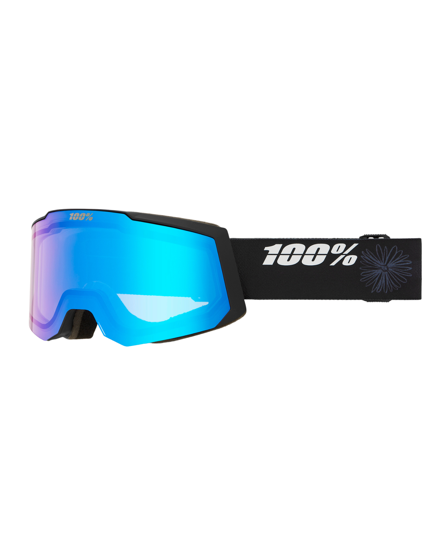100% Snowcraft S Goggle Zoi - Hiper Smoke W/ Lavender Mirror - 2024 Snow Goggles - Mens - Trojan Wake Ski Snow