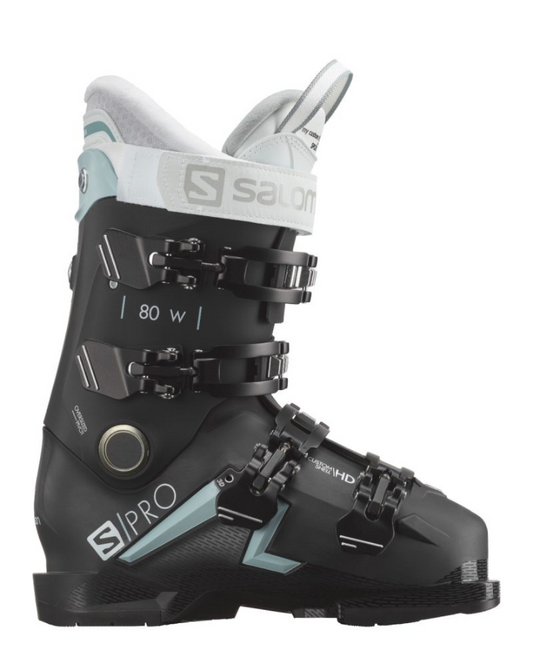 Salomon S/Pro 80 W CS GW - Black Snow Ski Boots - Trojan Wake Ski Snow