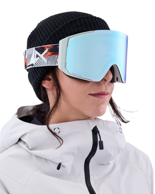 Anon Sync Snow Goggles + Bonus Lens - Crossgrain / Perceive Variable Blue - 2023 Snow Goggles - Mens - Trojan Wake Ski Snow