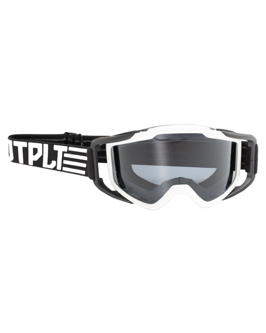 Jetpilot Vault Men's Air Goggle - White - 2024 Jetski Goggles - Trojan Wake Ski Snow