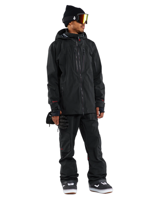 Volcom Guch Stretch Gore Jacket - Black Men's Snow Jackets - Trojan Wake Ski Snow