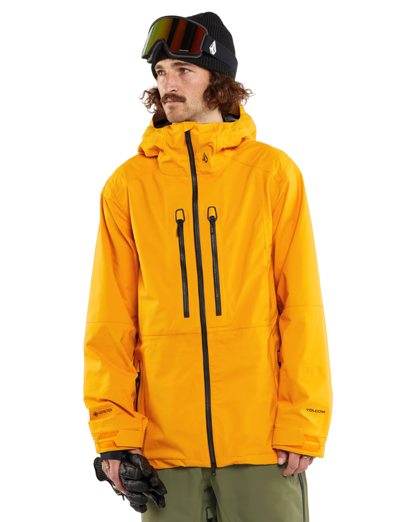 Volcom Guide Gore-Tex Jacket - Gold Men's Snow Jackets - Trojan Wake Ski Snow