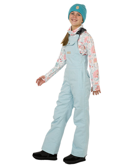 Rojo Limelight Girl's Snow Bib - Petit Four Pinstripe - 2023 Kids' Snow Bibs - Trojan Wake Ski Snow