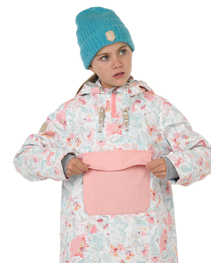 Rojo Hazel Girl's Snow Jacket - Royale Snow White - 2023 Kids' Snow Jackets - Trojan Wake Ski Snow