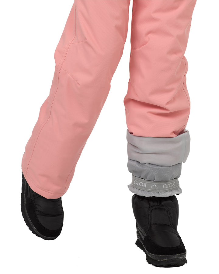 Rojo BF4EVA Girl's Snow Pant - Pink Icing - 2023 Kids' Snow Jackets - Trojan Wake Ski Snow
