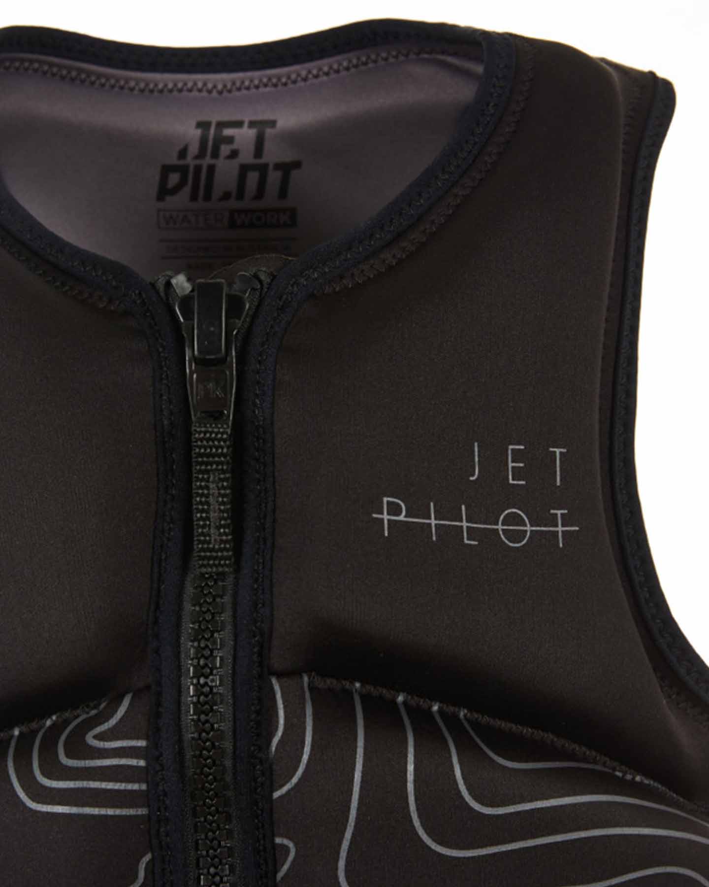 Jetpilot Allure Fe Ladies Neo Vest - Black - 2024 Life Jackets - Womens - Trojan Wake Ski Snow