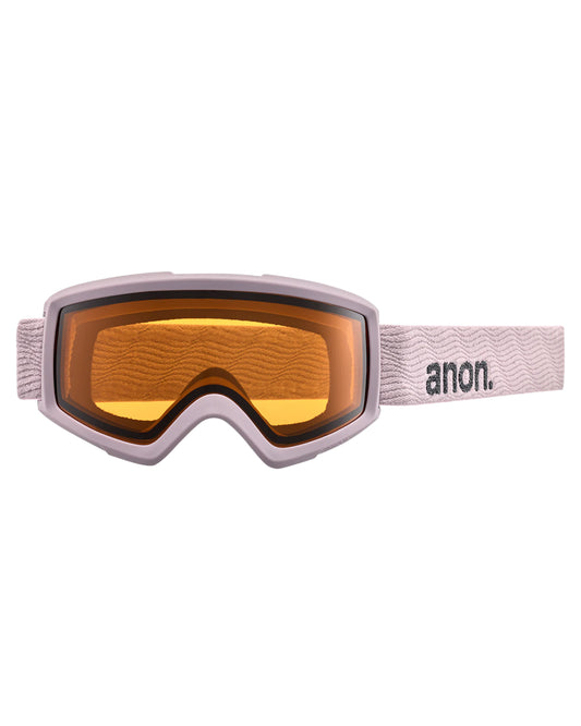 Anon Helix 2.0 Snow Goggles + Bonus Lens - Elderberry/Perceive Sunny Onyx Lens Men's Snow Goggles - Trojan Wake Ski Snow
