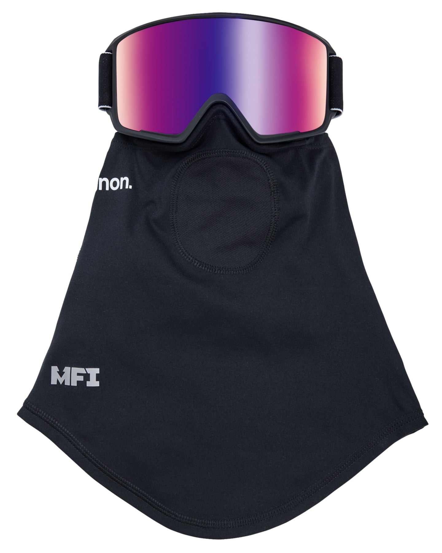 Anon M3 Low Bridge Fit Snow Goggles + Bonus Lens + MFI - Black / Perceive Sunny Red Men's Snow Goggles - Trojan Wake Ski Snow