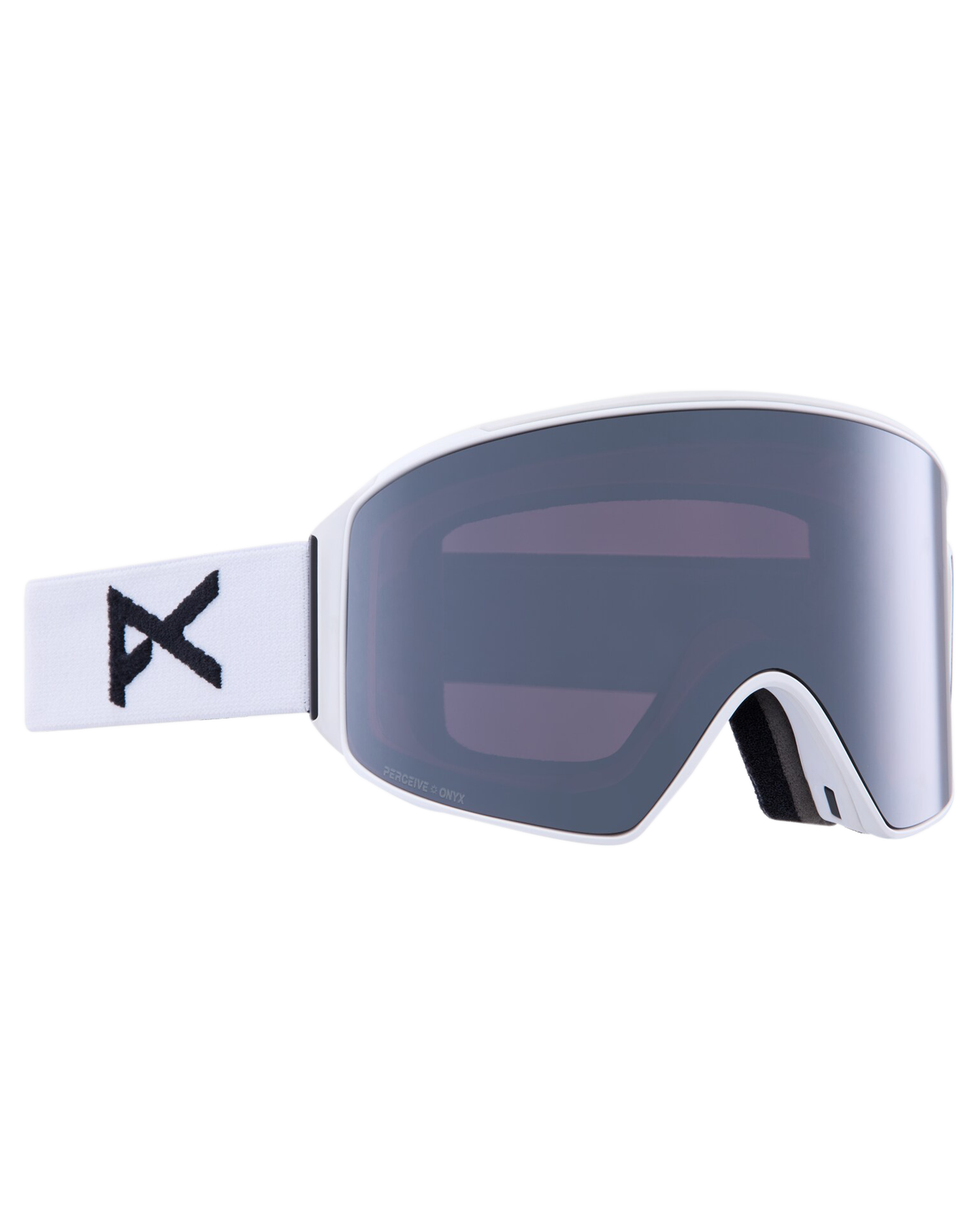 Anon M4 Cylindrical Low Bridge Snow Goggles + Bonus Lens + Mfi® Face Mask - Smoke/Perceive Sunny Onyx Lens Snow Goggles - Mens - Trojan Wake Ski Snow