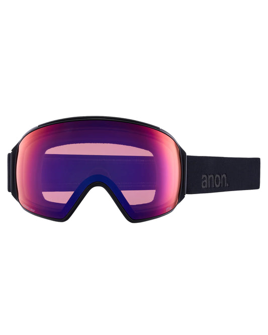 Anon M4 Toric Low Bridge Snow Goggles + Bonus Lens + Mfi® Face Mask - Smoke/Perceive Sunny Onyx Lens Snow Goggles - Mens - Trojan Wake Ski Snow