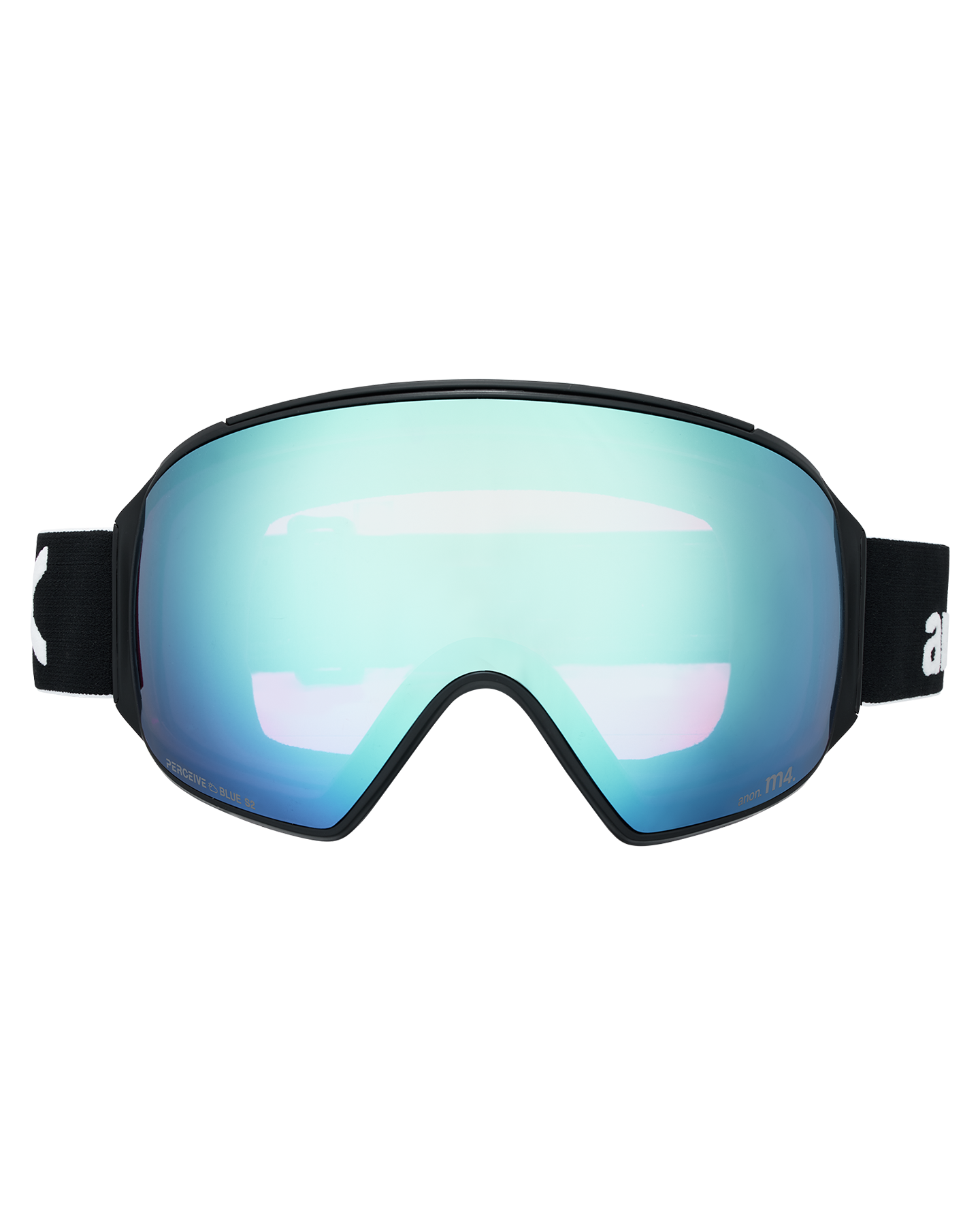 Anon M4 (Toric) Low Bridge Snow Goggles + Bonus Lens + MFI® Face Mask - Black/Perceive Variable Blue Unisex Snow Goggles - Trojan Wake Ski Snow