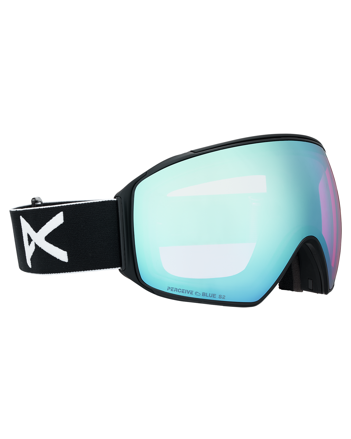 Anon M4 (Toric) Low Bridge Snow Goggles + Bonus Lens + MFI® Face Mask - Black/Perceive Variable Blue Unisex Snow Goggles - Trojan Wake Ski Snow