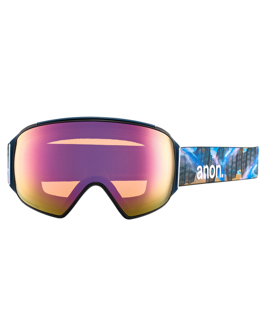 Anon M4 Toric Snow Goggles + Bonus Lens + Mfi® Face Mask - Chet Malinow/Perceive Variable Blue Lens Snow Goggles - Mens - Trojan Wake Ski Snow