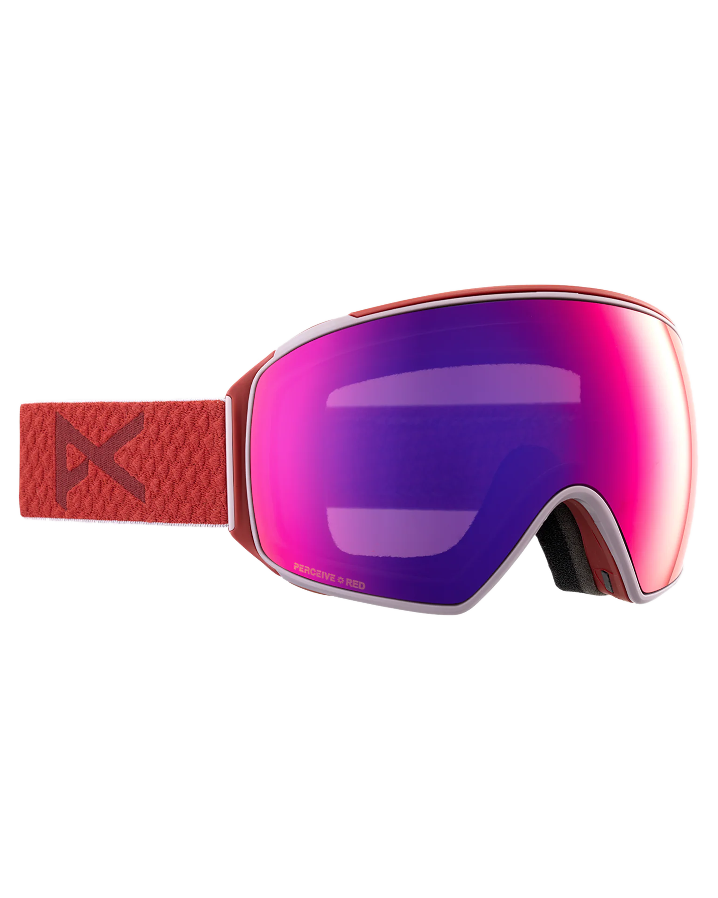 Anon M4 Toric Snow Goggles + Bonus Lens + Mfi® Face Mask - Mars/Perceive Sunny Red Lens Snow Goggles - Mens - Trojan Wake Ski Snow