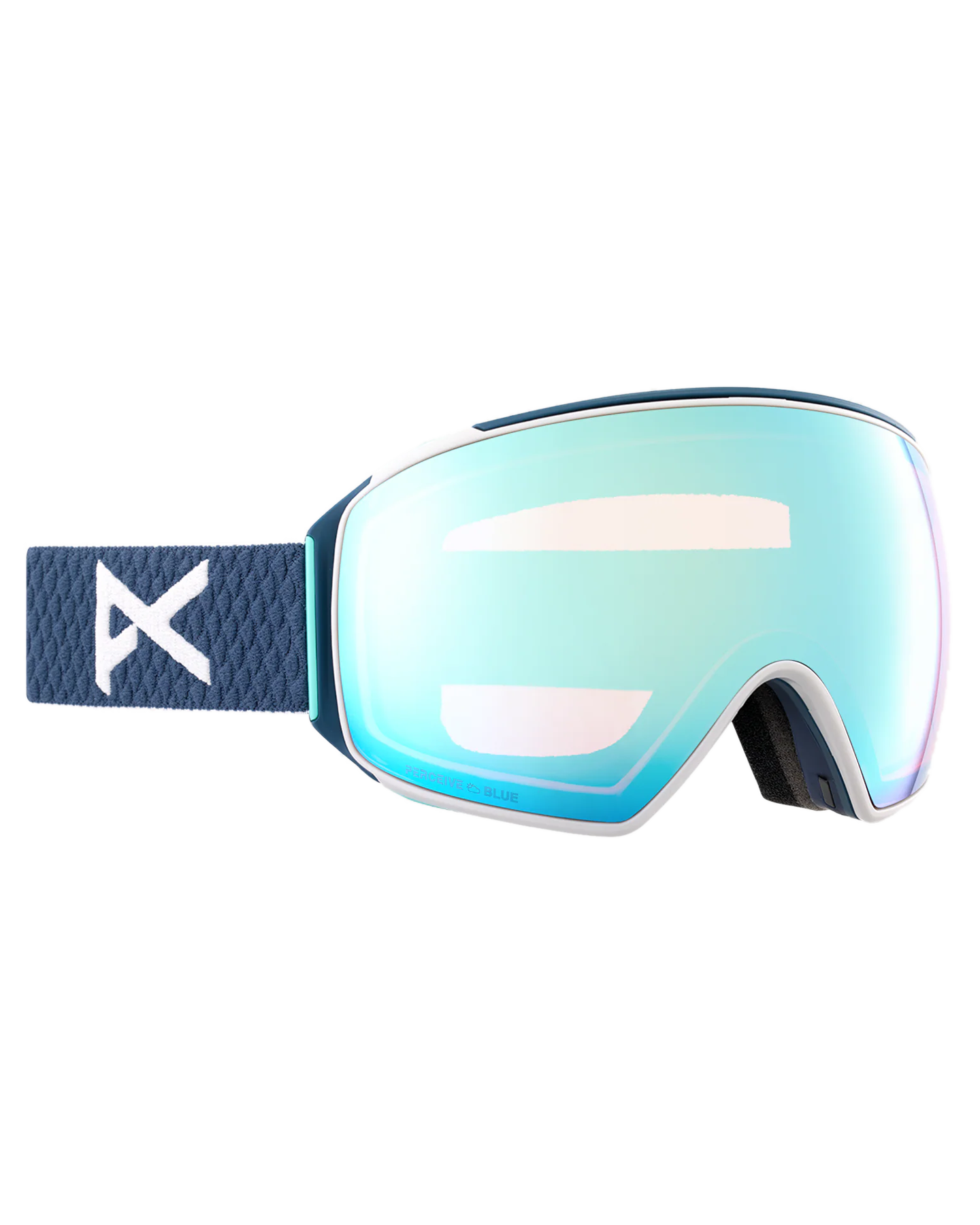 Anon M4 Toric Snow Goggles + Bonus Lens + Mfi® Face Mask - Nightfall/Perceive Variable Blue Lens Men's Snow Goggles - Trojan Wake Ski Snow