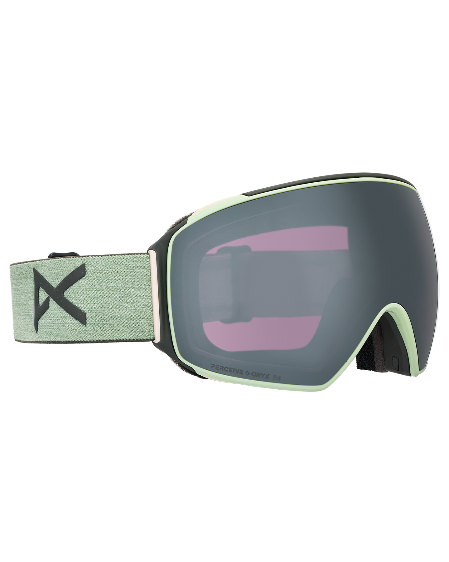 Anon M4 (Toric) Snow Goggles + Bonus Lens + MFI® Face Mask - Soft Sage/Perceive Sunny Onyx Unisex Snow Goggles - Trojan Wake Ski Snow