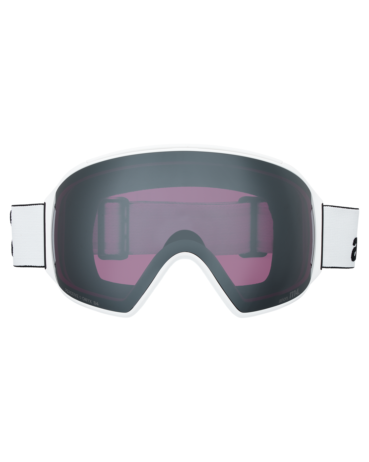 Anon M4 (Toric) Snow Goggles + Bonus Lens + MFI® Face Mask - White/Perceive Sunny Onyx Unisex Snow Goggles - Trojan Wake Ski Snow
