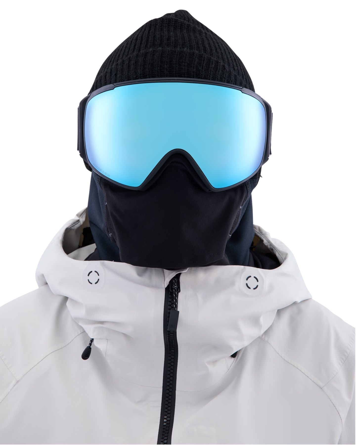 Anon M4S Toric Low Bridge Fit Snow Goggles + Bonus Lens + MFI - Black / Perceive Variable Blue Men's Snow Goggles - Trojan Wake Ski Snow