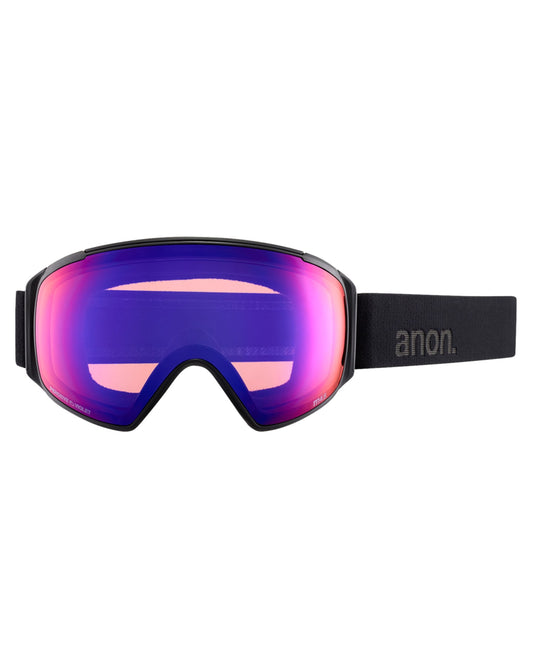 Anon M4S Toric Low Bridge Fit Snow Goggles + Bonus Lens + MFI - Smoke / Perceive Sunny Onyx Men's Snow Goggles - Trojan Wake Ski Snow