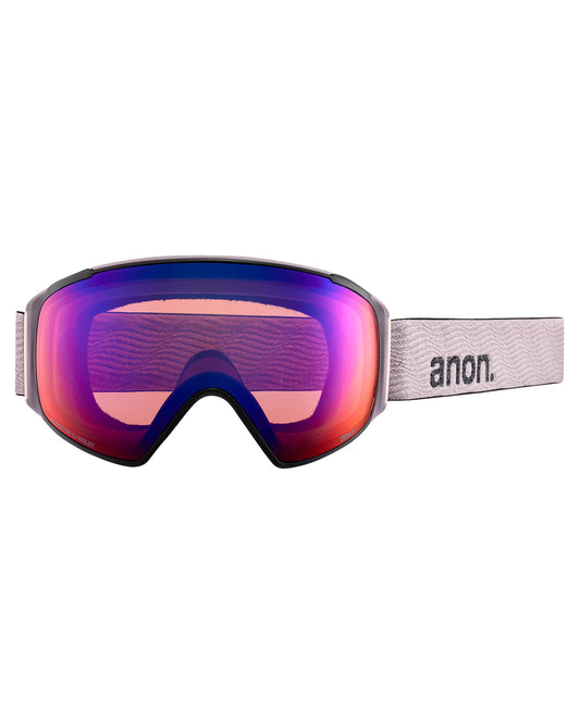 Anon M4S Toric Snow Goggles + Bonus Lens + Mfi® Face Mask - Elderberry/Perceive Sunny Onyx Lens Men's Snow Goggles - Trojan Wake Ski Snow