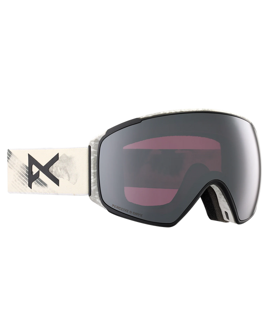 Anon M4S Toric Snow Goggles + Bonus Lens + Mfi® Face Mask - Flight Attendant/Perceive Sunny Onyx Lens Snow Goggles - Mens - Trojan Wake Ski Snow